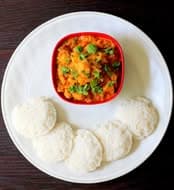 Idly (2pcs) Vada Curry